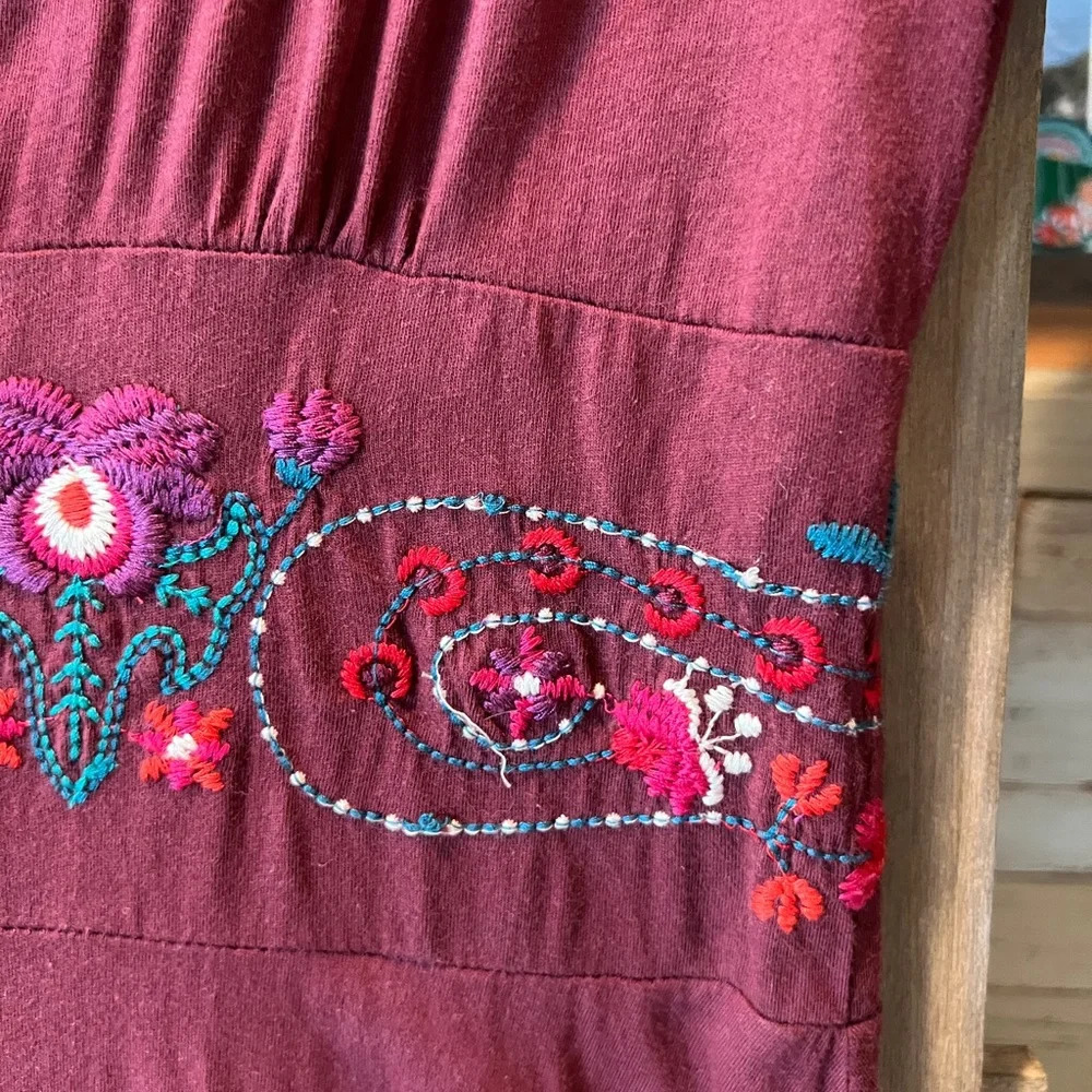 Johnny Was women’s cotton floral stitched dress size small - Picture 3 of 10